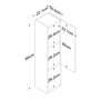Hanah Home Armario de Pared Nogal